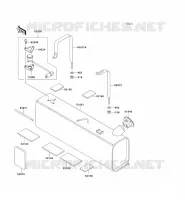 RESERVOIR CARBURANT pour Kawasaki MULE 3020 no_year