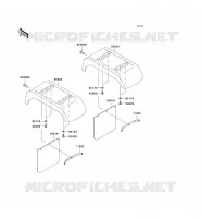 GARDE BOUE ARRI&Egrave;RE pour Kawasaki MULE 3020 no_year