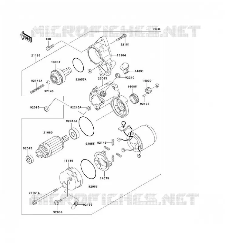 D&Eacute;MARREUR Kawasaki SSV 620 no_year MULE 3020  KAF620-F2