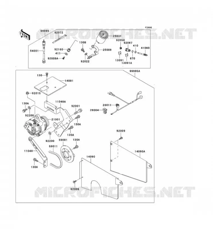 PIECE EN OPTION Kawasaki SSV 620 no_year MULE 3020  KAF620-F2