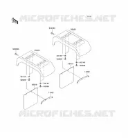 GARDE BOUE ARRI&Egrave;RE pour Kawasaki MULE 3020 no_year