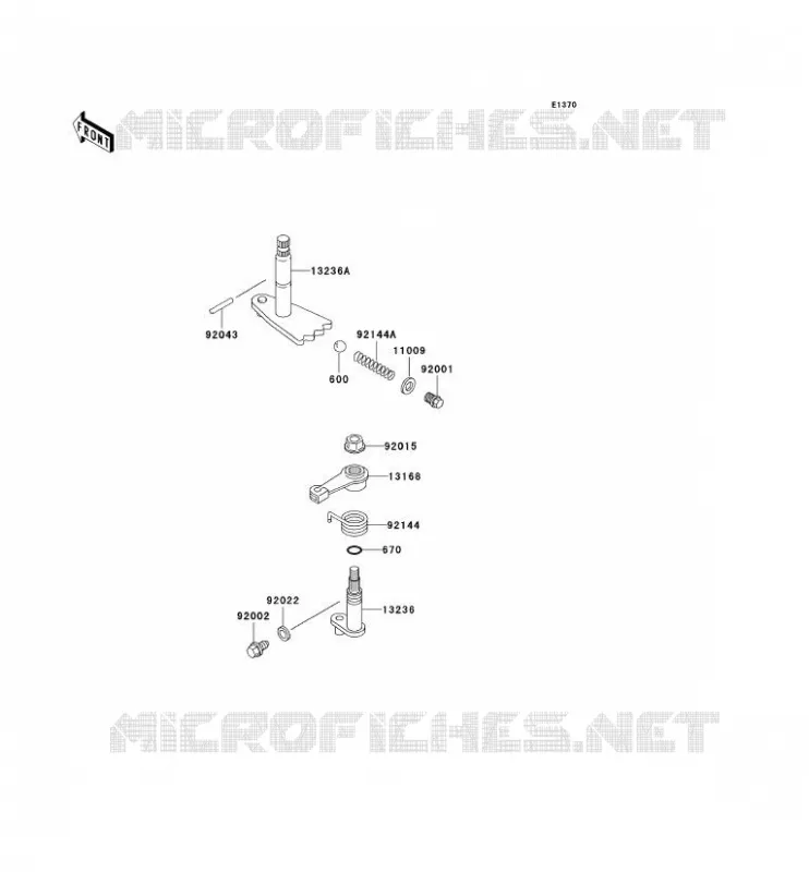 SELECTEUR Kawasaki SSV 620 no_year MULE 3000  KAF620-G1
