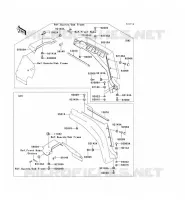 GARDE BOUE AVANT pour Kawasaki MULE 3000 no_year