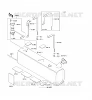 RESERVOIR CARBURANT pour Kawasaki MULE 3000 no_year
