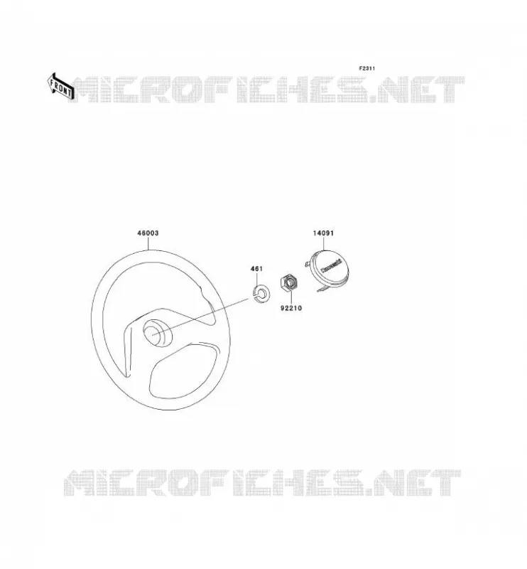 GUIDON Kawasaki SSV 620 2004 MULE 3000  KAF620-G4