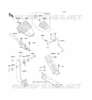 PEDALE DE FREIN/LEVIER ACCELERATEUR pour Kawasaki MULE 3000 no_year