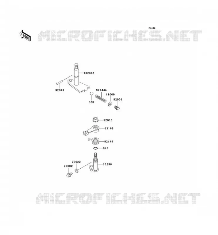 SELECTEUR Kawasaki SSV 620 no_year MULE 3000  KAF620-G4
