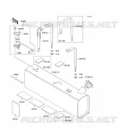 RESERVOIR CARBURANT pour Kawasaki MULE 3000 no_year