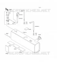 RESERVOIR CARBURANT pour Kawasaki MULE 3000 2006