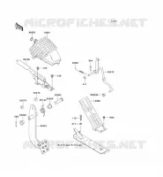 PEDALE DE FREIN/LEVIER ACCELERATEUR pour Kawasaki MULE 3010 4X4 2007