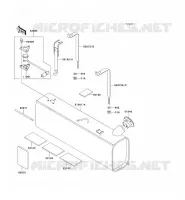RESERVOIR CARBURANT pour Kawasaki MULE 3010 4X4 2008