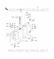 RESERVOIR CARBURANT pour Kawasaki MULE 3010 TRANS 4X4 2005