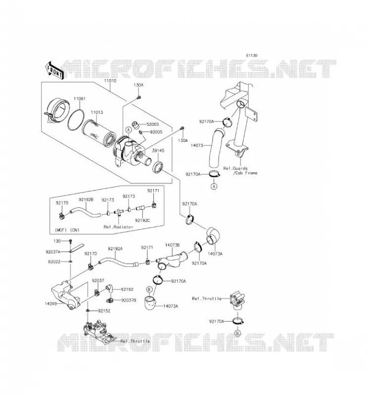 FILTRE A AIR Kawasaki SSV 620 2014 MULE 4010 4X4  KAF620MEF