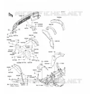 GARDE BOUE AVANT pour Kawasaki MULE 4000 2011
