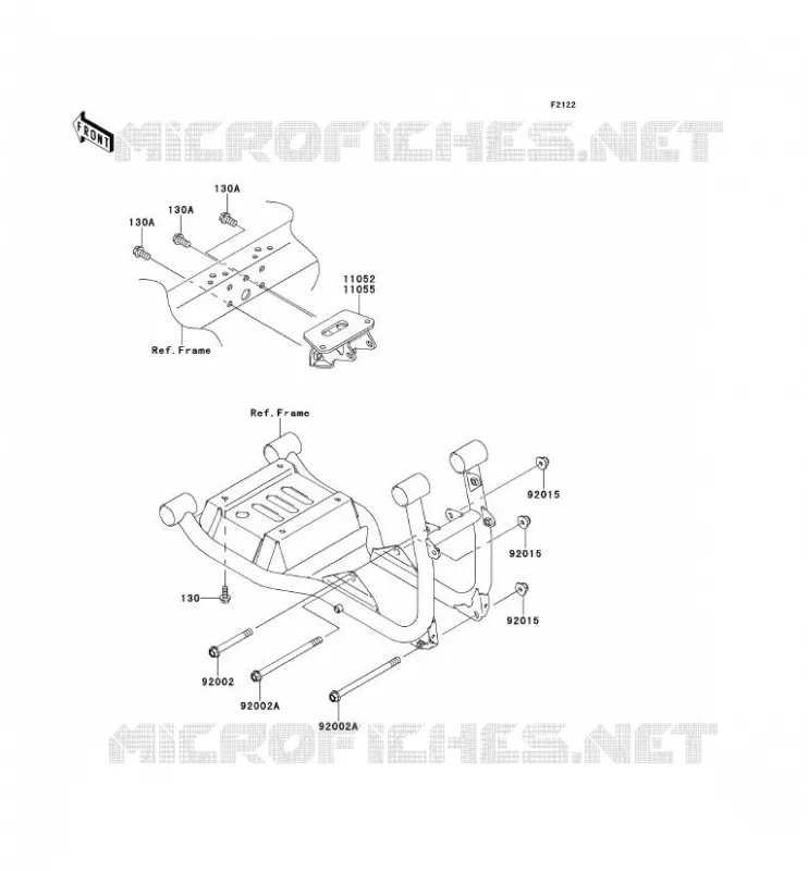 SUPPORT MOTEUR Kawasaki SSV 620 2012 MULE 4000  KAF620PCF