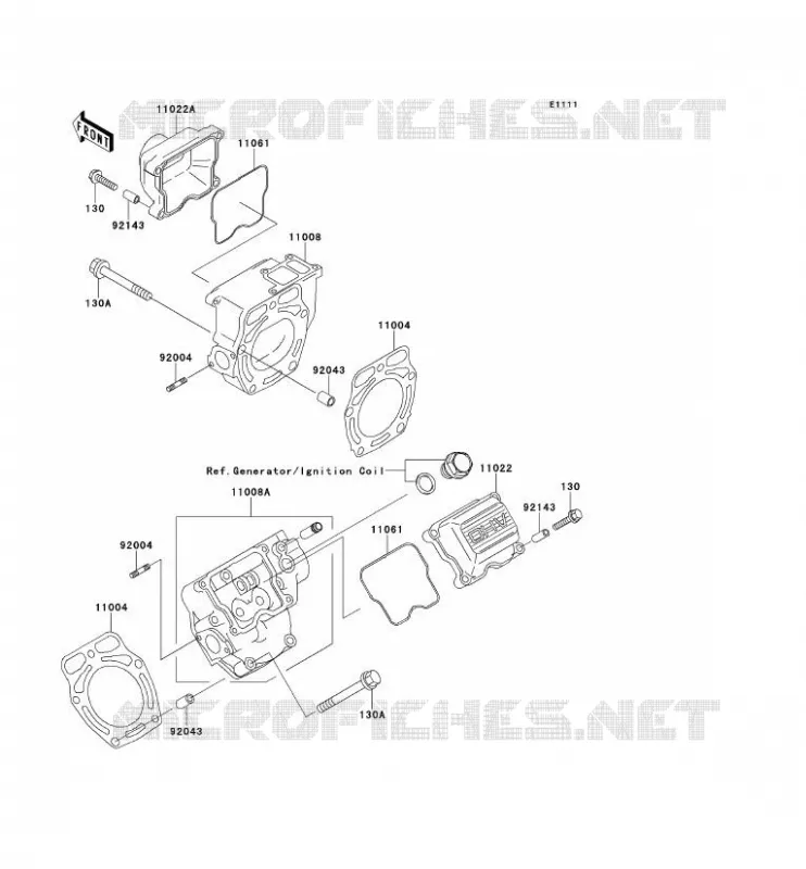 CULASSE Kawasaki SSV 620 2013 MULE 4000  KAF620PDF