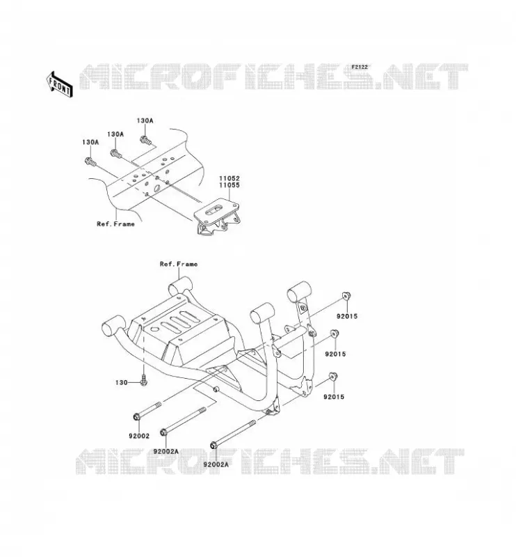 SUPPORT MOTEUR Kawasaki SSV 620 2013 MULE 4000  KAF620PDF