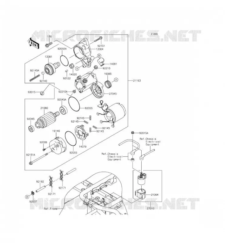 D&Eacute;MARREUR Kawasaki SSV 620 2015 MULE 4000  KAF620PFF