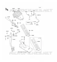 PEDALE DE FREIN/LEVIER ACCELERATEUR pour Kawasaki MULE 4010 TRANS 4X4 2009