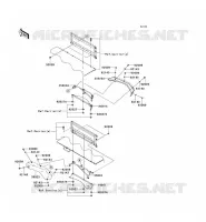 GARDE BOUE ARRI&Egrave;RE pour Kawasaki MULE 4010 TRANS 4X4 2009