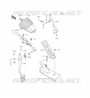 PEDALE DE FREIN/LEVIER ACCELERATEUR pour Kawasaki MULE 4010 TRANS 4X4 2015
