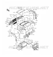 GARDE BOUE AVANT pour Kawasaki MULE PRO-FXT 2015