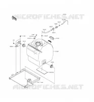 RESERVOIR CARBURANT pour Kawasaki MULE PRO-FXT 2015