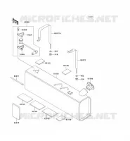 RESERVOIR CARBURANT pour Kawasaki MULE 2510 DIESEL 2001