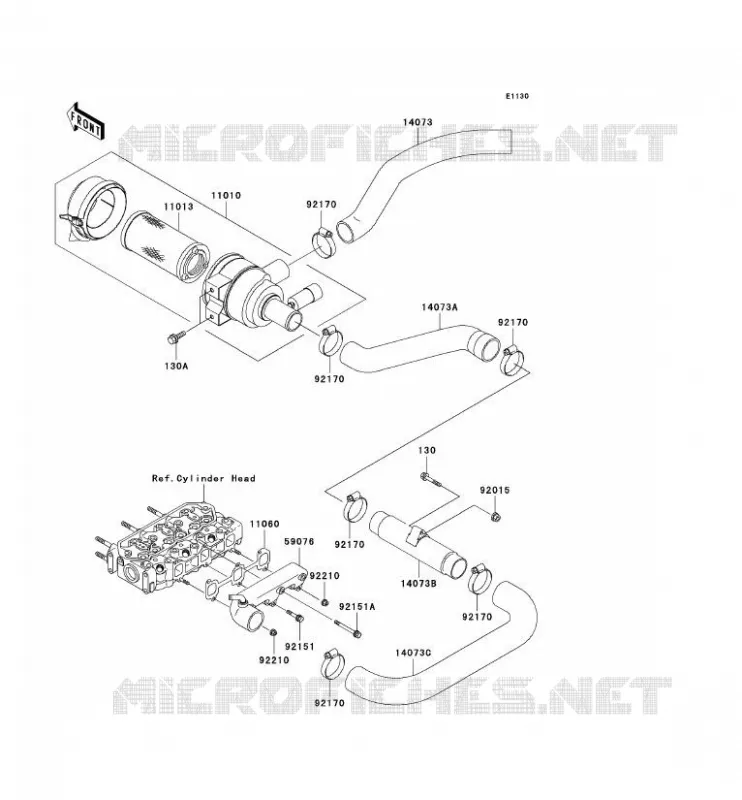 FILTRE A AIR Kawasaki SSV 950 no_year MULE 2510 DIESEL  KAF950-A3