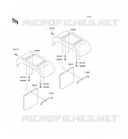GARDE BOUE ARRI&Egrave;RE pour Kawasaki MULE 3010 DIESEL no_year