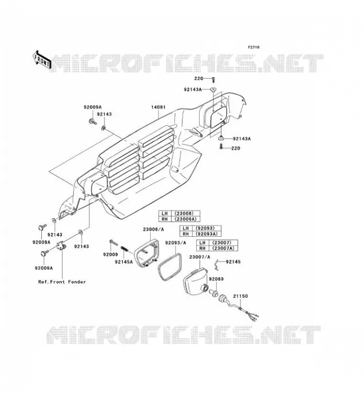 OPTIQUE(S) Kawasaki SSV 950 2004 MULE 3010 DIESEL 4X4  KAF950-B2