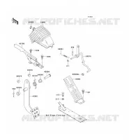 PEDALE DE FREIN/LEVIER ACCELERATEUR pour Kawasaki MULE 3010 DIESEL 4X4 2004
