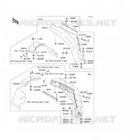 GARDE BOUE AVANT pour Kawasaki MULE 3010 DIESEL 4X4 2005