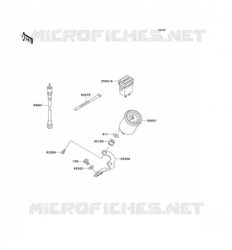 COMPTEURS Kawasaki SSV 950 2005 MULE 3010 DIESEL 4X4  KAF950-B3