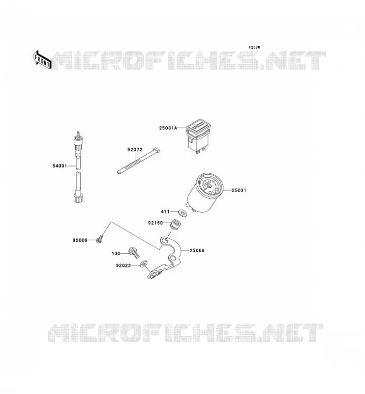 COMPTEURS Kawasaki SSV 950 2006 MULE 3010 DIESEL 4X4  KAF950B6F