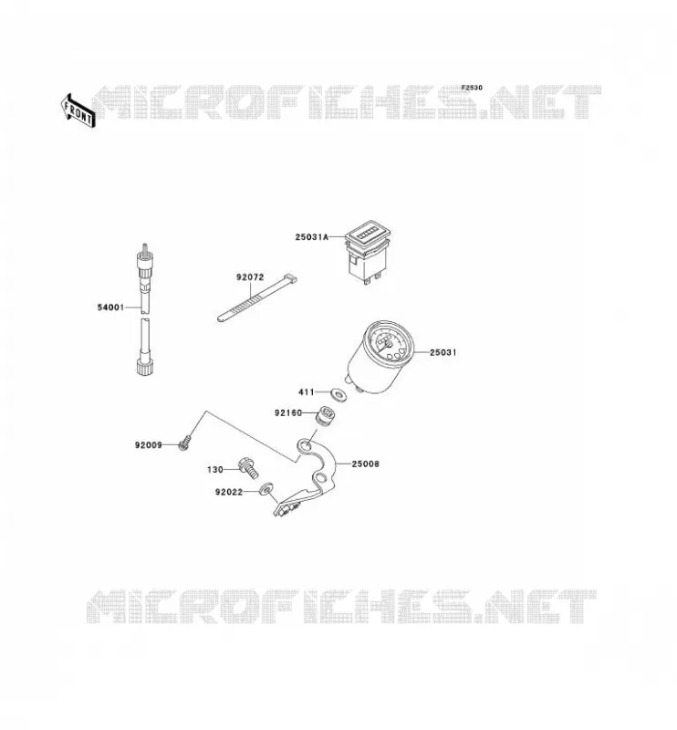 COMPTEURS Kawasaki SSV 950 2006 MULE 3010 DIESEL 4X4  KAF950B6F