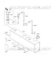 RESERVOIR CARBURANT pour Kawasaki MULE 3010 DIESEL 4X4 2007