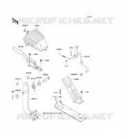 PEDALE DE FREIN/LEVIER ACCELERATEUR pour Kawasaki MULE 3010 TRANS 4X4 DIESEL 2007