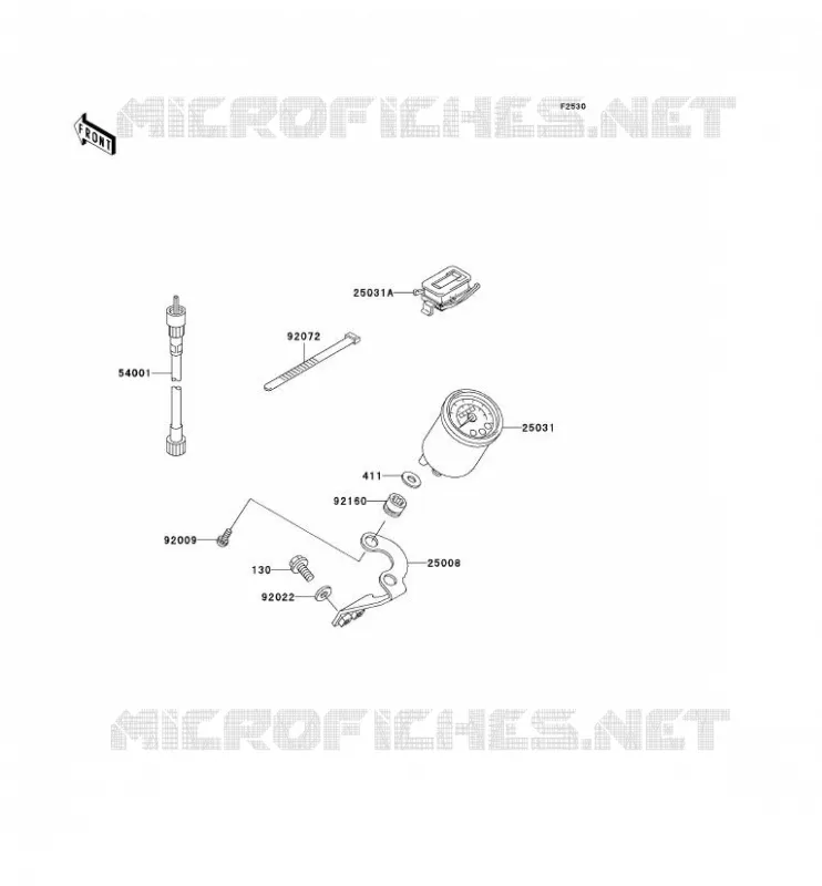 COMPTEURS Kawasaki SSV 950 2008 MULE 3010 TRANS 4X4 DIESEL  KAF950E8F