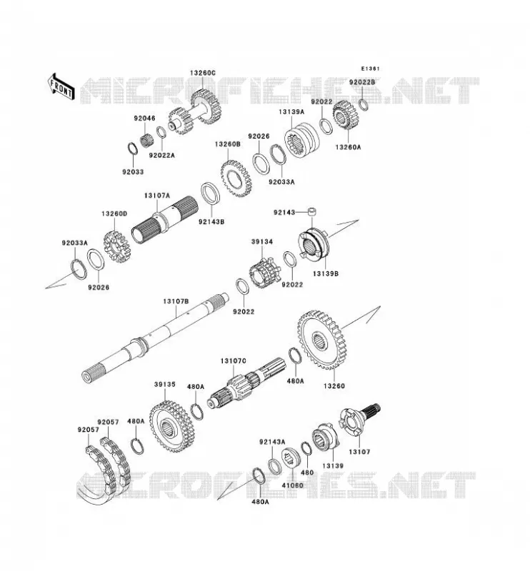 TRANSMISSION Kawasaki SSV 950 2008 MULE 3010 TRANS 4X4 DIESEL  KAF950E8F