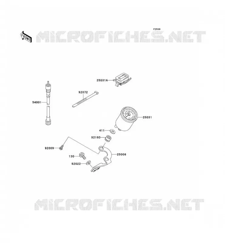 COMPTEURS Kawasaki SSV 950 2008 MULE 3010 TRANS 4X4 DIESEL  KAF950E8F