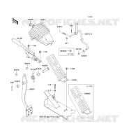 PEDALE DE FREIN/LEVIER ACCELERATEUR pour Kawasaki MULE 4010 TRANS 4X4 DIESEL 2009
