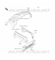 CATADIOPTRES(CN) pour Kawasaki TERYX 750 4X4 2008