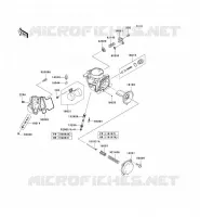 PI&Egrave;CES DE CARBURATEUR pour Kawasaki TERYX 750 4X4 2008