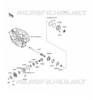 PIGNON CONIQUE AVANT pour Kawasaki TERYX 750 4X4 2008