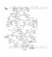 SUSPENSION ARRI&Egrave;RE pour Kawasaki TERYX 750 4X4 2008