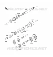 TRANSMISSION pour Kawasaki TERYX 750 4X4 2008