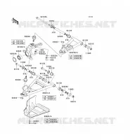 AMORTISSEUR AVANT pour Kawasaki TERYX 750 4X4 2008