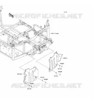 BAVETTE pour Kawasaki TERYX 750 4X4 2008