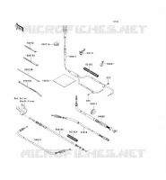 CABLES pour Kawasaki TERYX 750 4X4 2008